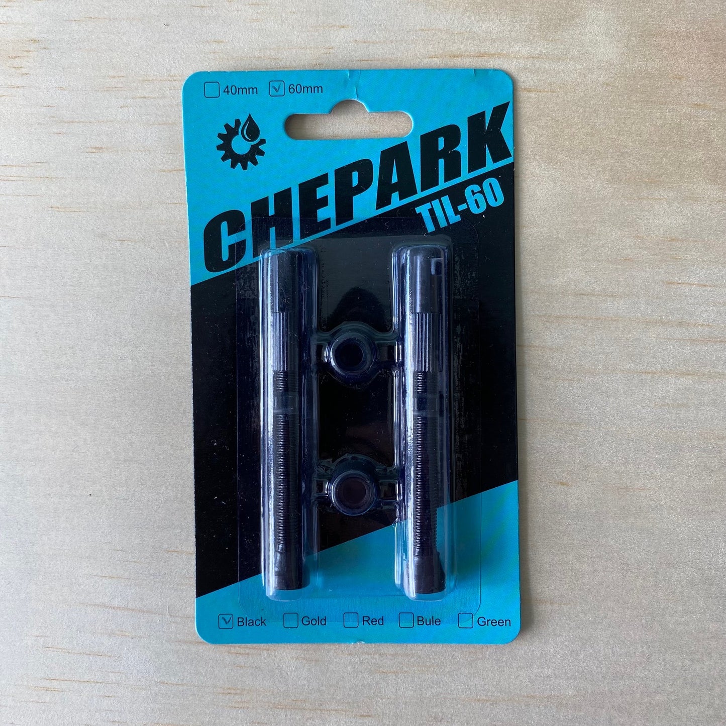 CHEPARK TIL-60 Tubeless Valve Stems - Black