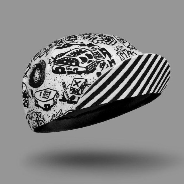 BELLO CYCLIST x Jody Barton White Cycling Cap
