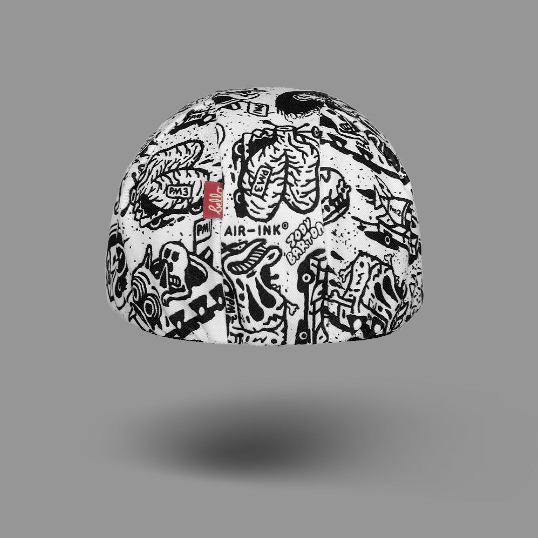 BELLO CYCLIST x Jody Barton White Cycling Cap