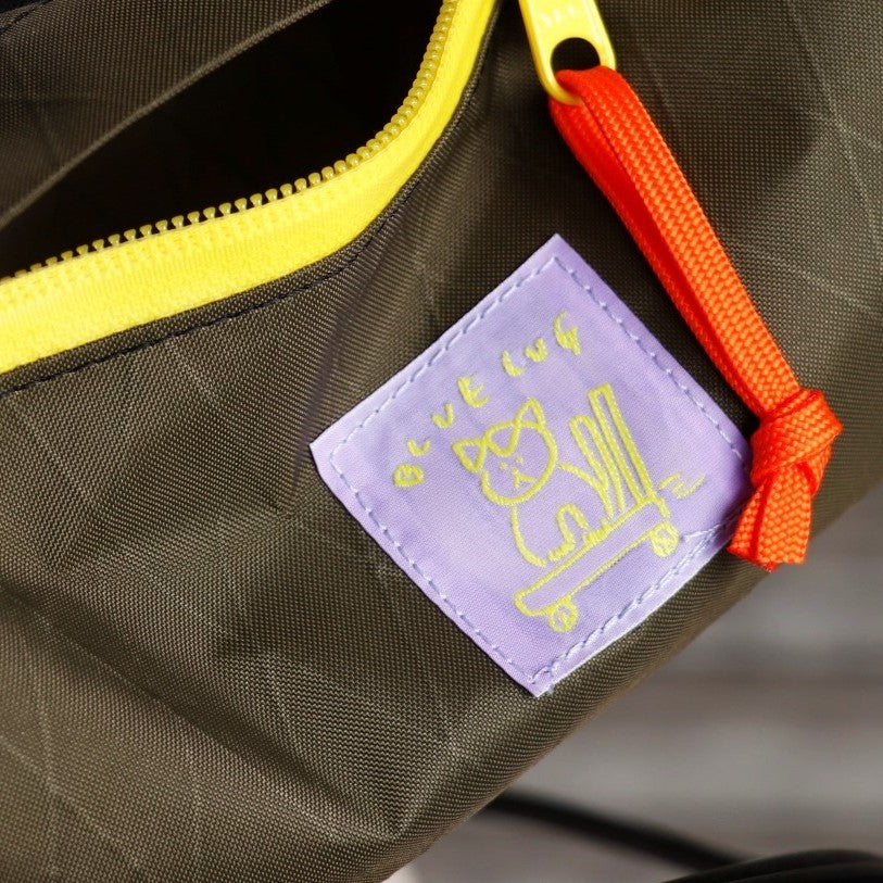 BLUE LUG Handlebar Bike Pouch - X-Pac Olive