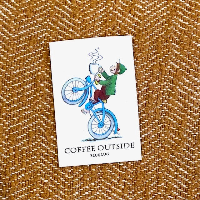 Blue Lug Coffee Outside sticker