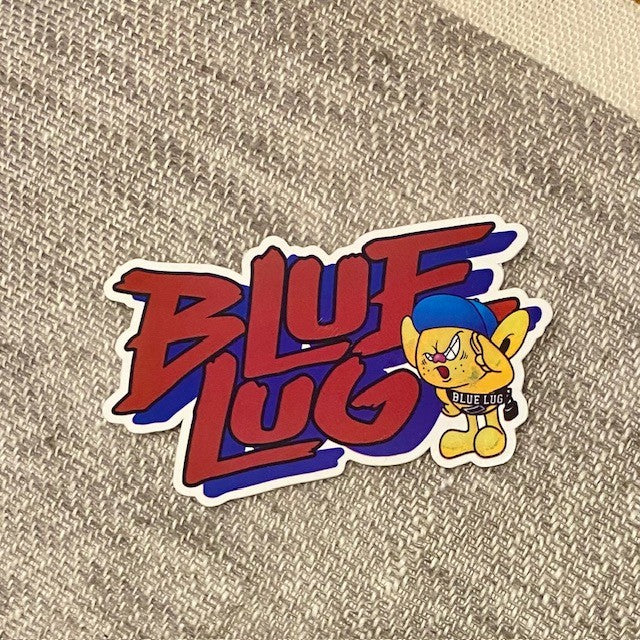 Blue Lug Logo sticker