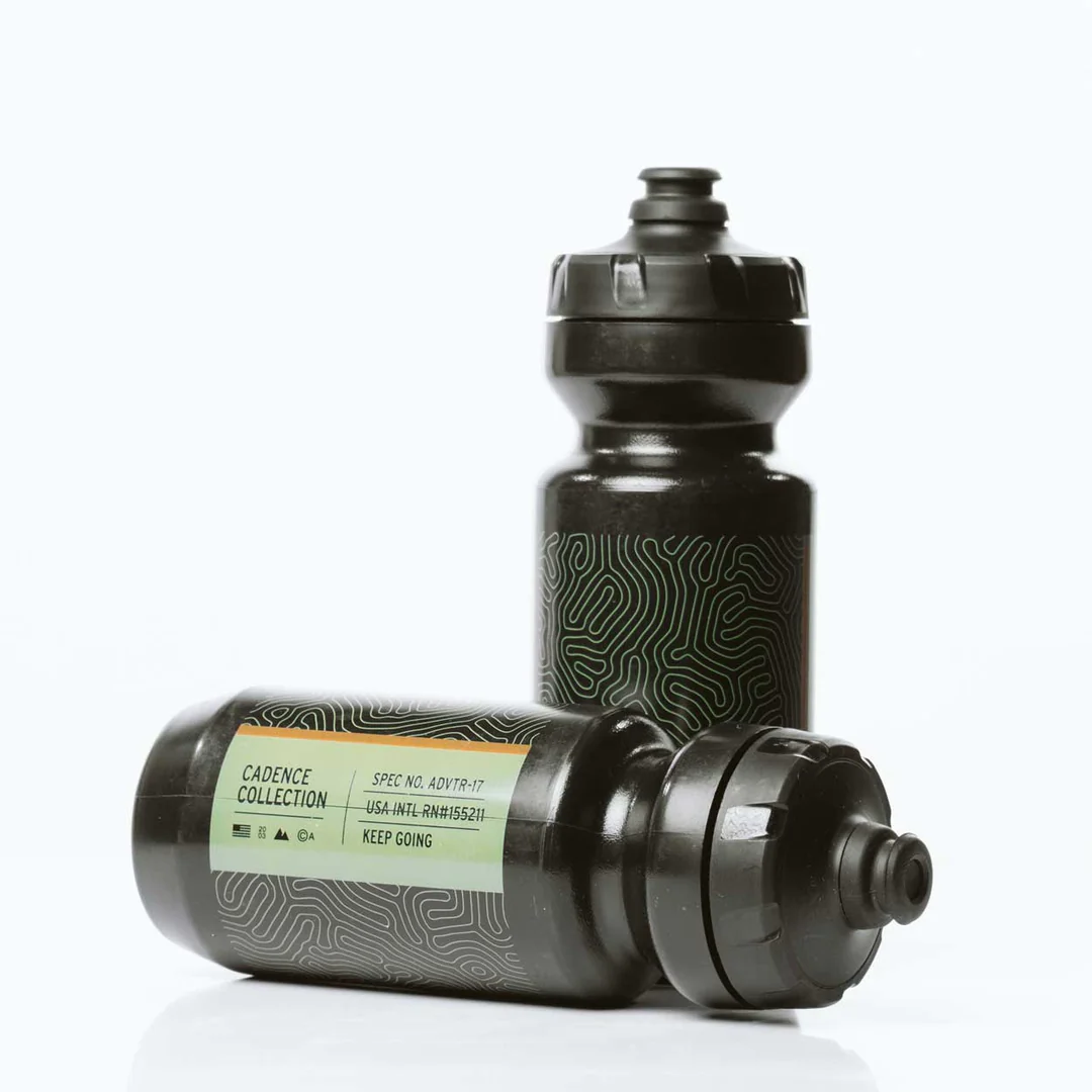 CADENCE Mountainview 650ml Bike Water Bottle - Black