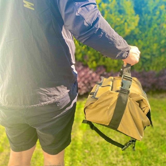 INSIDE LINE EQUIPMENT Porteur Rackbag - Tan Cordura