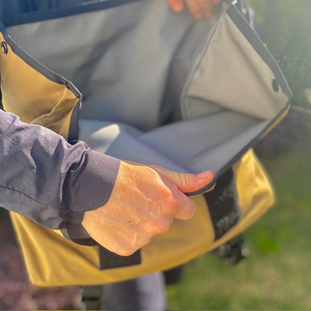 INSIDE LINE EQUIPMENT Porteur Rackbag - Tan Cordura
