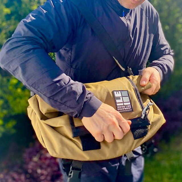 INSIDE LINE EQUIPMENT Porteur Rackbag - Tan Cordura