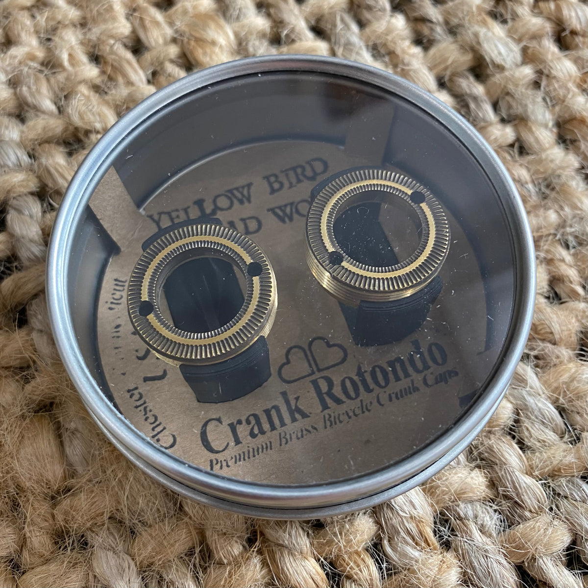 YELLOW BIRD THREAD WORKS Rotondo Comito Shipwreck Dark Crank Caps