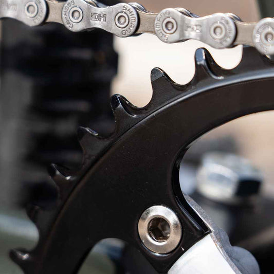 BLUE LUG Fat Slim Chainring - Black