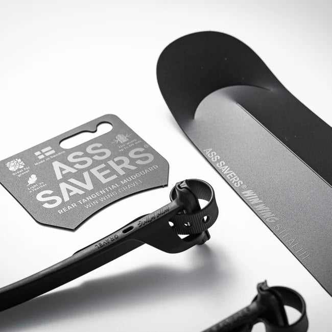 ASS SAVERS WIn WIng Mudguard - Gravel - Stealth