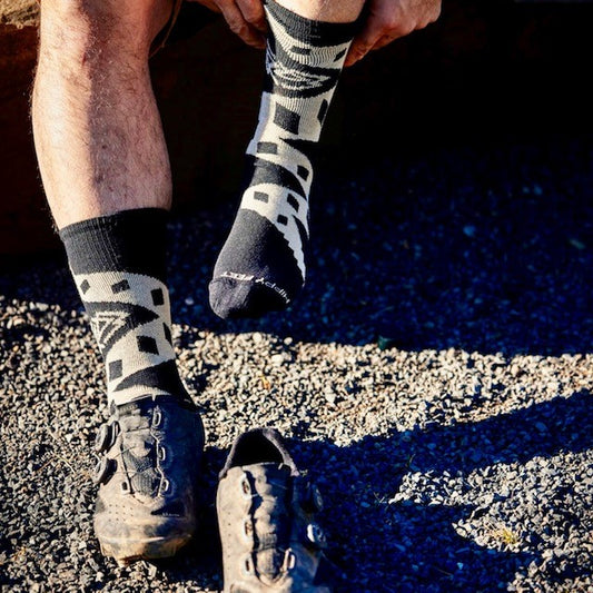 PORTLAND DESIGN WORKS X HIPPY FEET Rattlesnek Bike Socks