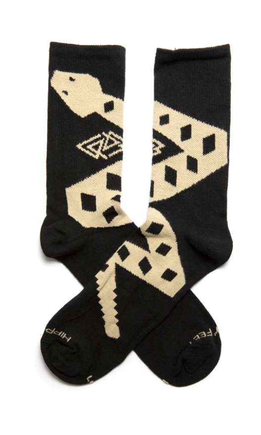 PORTLAND DESIGN WORKS X HIPPY FEET Rattlesnek Bike Socks