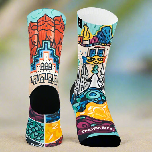 PACIFIC AND CO Cycling Socks - Modernisme