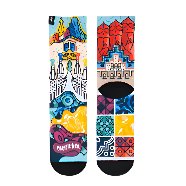PACIFIC AND CO Cycling Socks - Modernisme