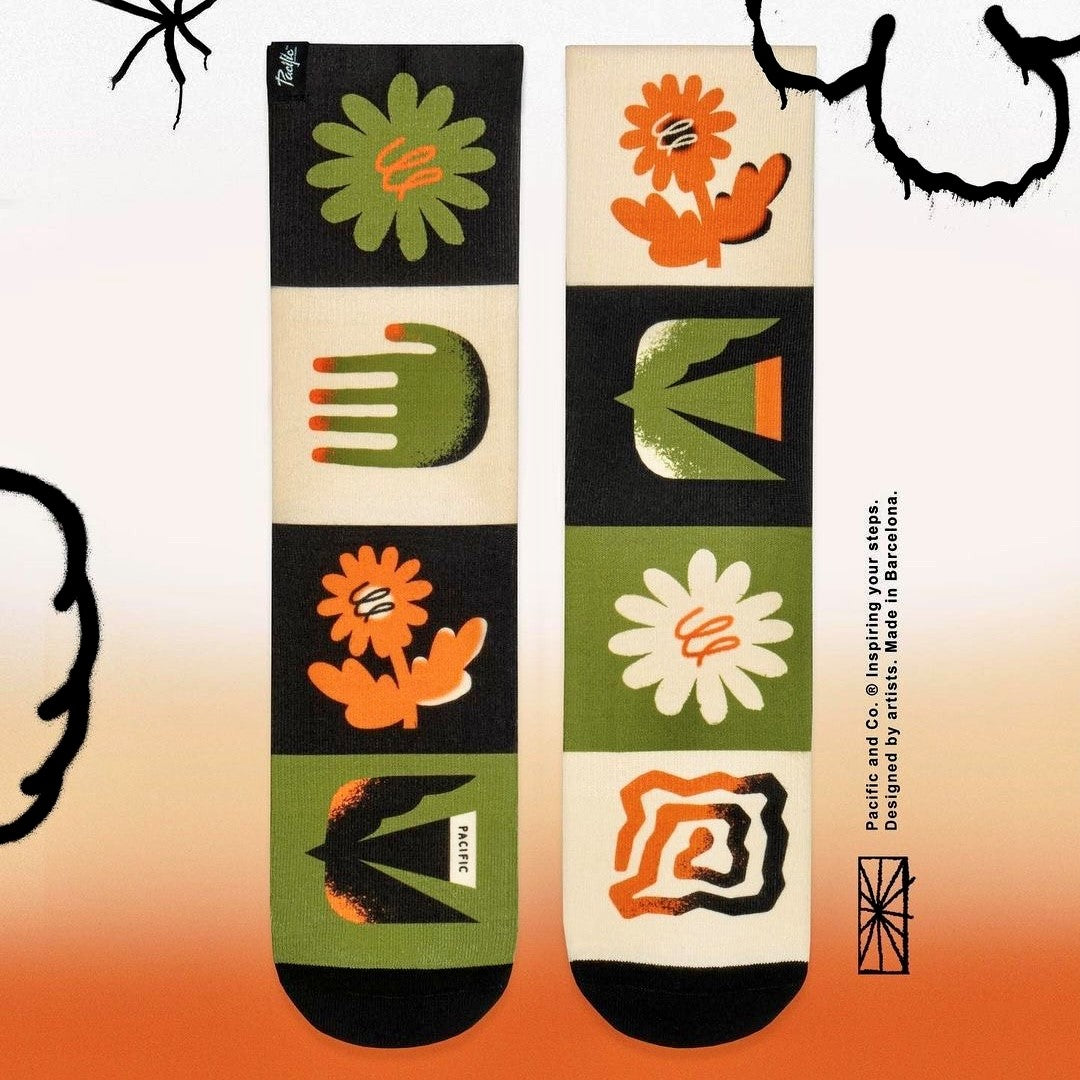 PACIFIC AND CO Cycling Socks - Nature
