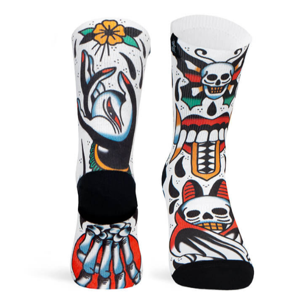 PACIFIC AND CO Cycling Socks - Skull