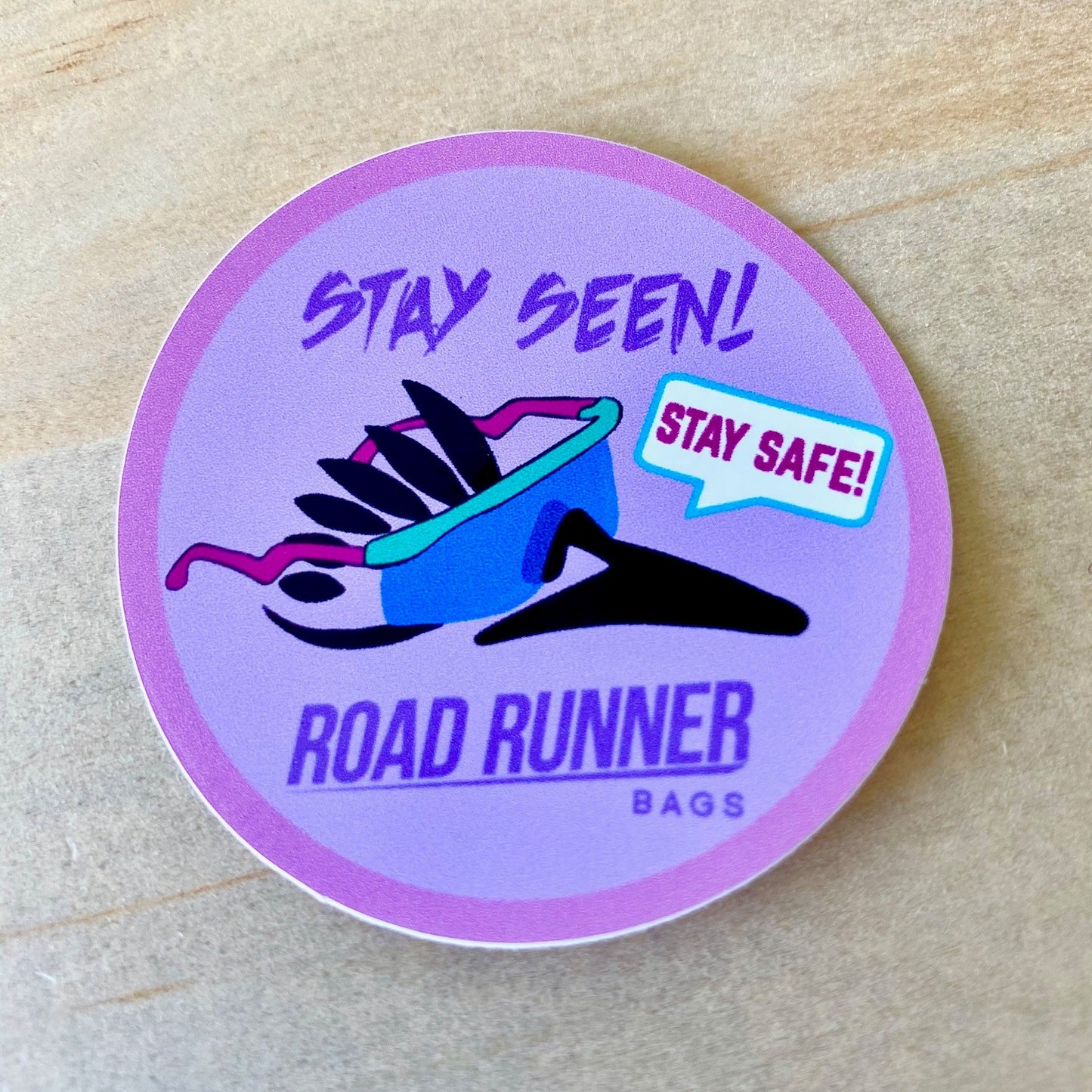 ROAD RUNNER Bag Stickers