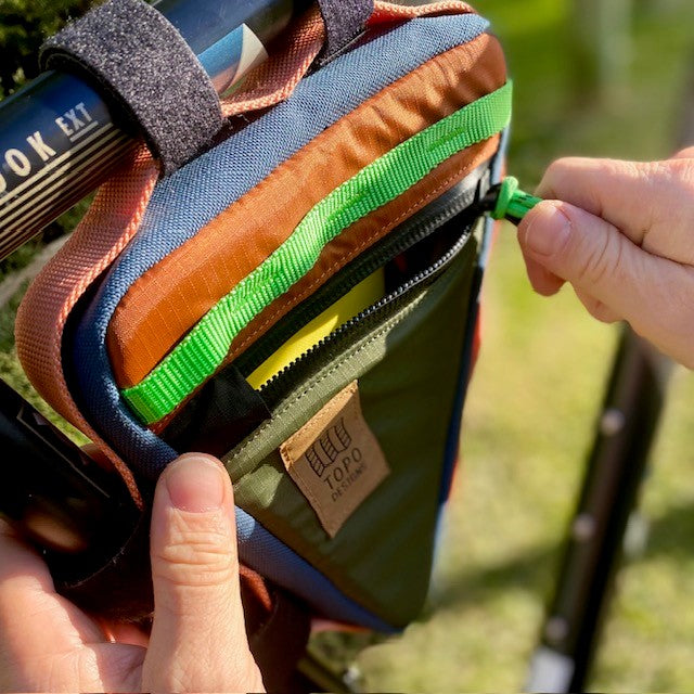 TOPO DESIGNS Frame Bike Bag Olive Clay