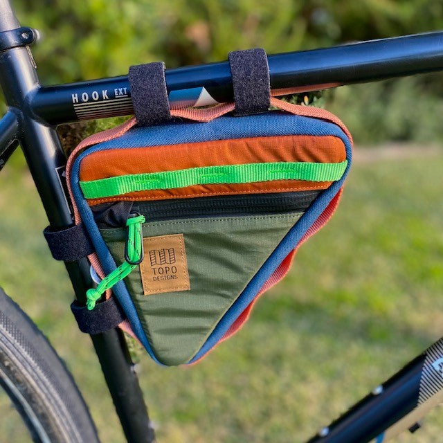 TOPO DESIGNS Frame Bike Bag Olive Clay