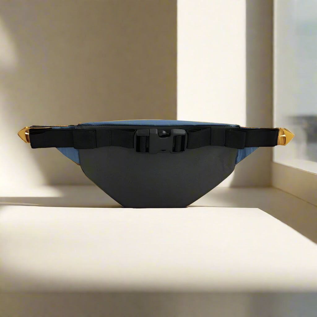 TOPO DESIGNS Mountain Hip Bag - Stone Blue / Bone White