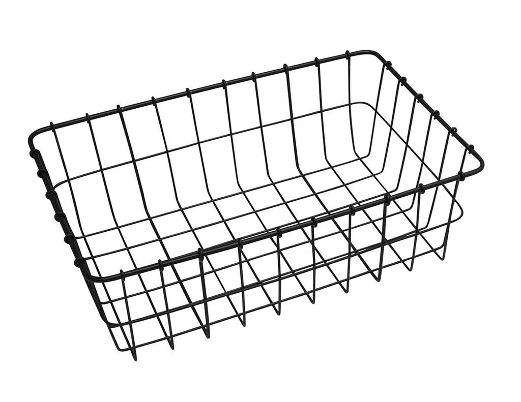 TANAKA Stainless Steel Bike Basket - Black