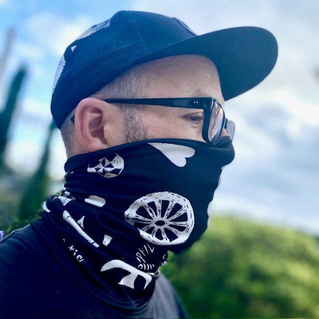 THE ATHLETIC COMMUNITY All Uphill From Here Neck Gaiter