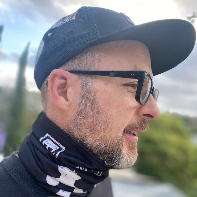 THE ATHLETIC COMMUNITY All Uphill From Here Neck Gaiter