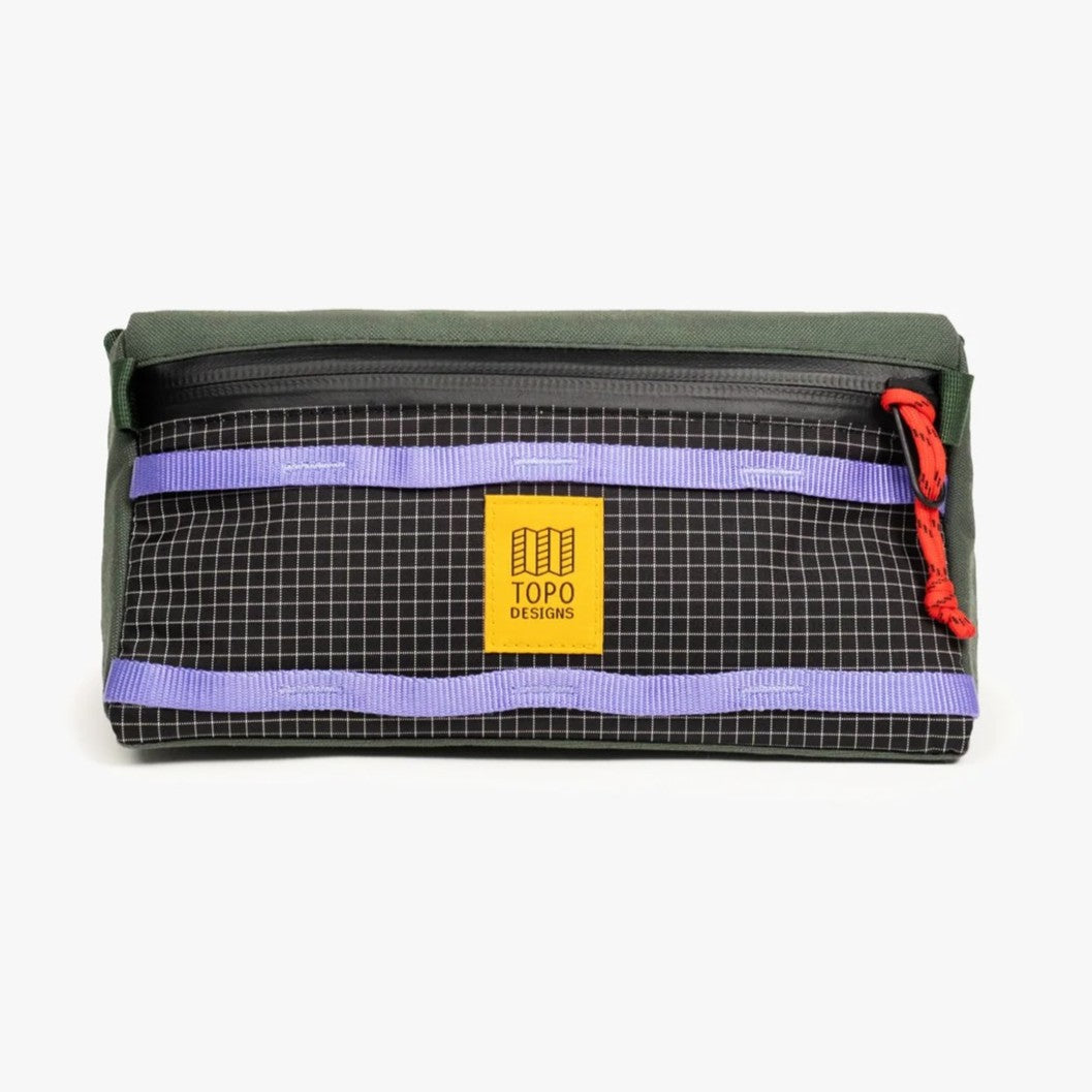 TOPO DESIGNS Handlebar Mountain Bike Bag - Very Peri / Forest