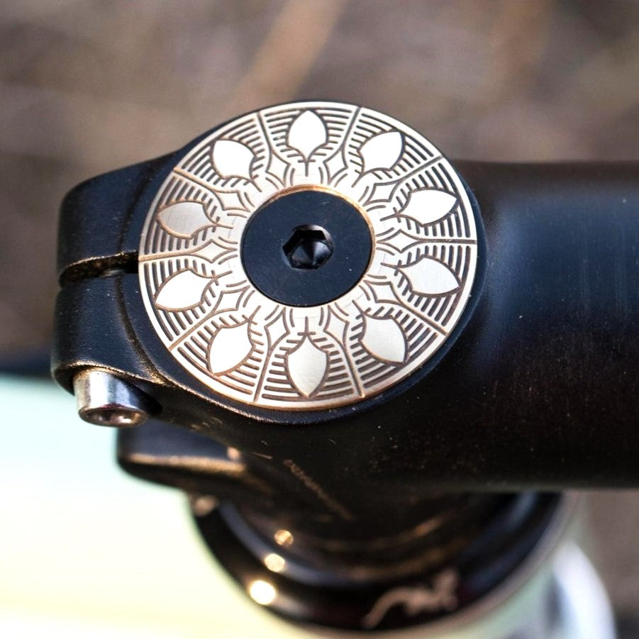 Stem Captain Compass Stem Cap Clock Bicycle Stem Cap Clock