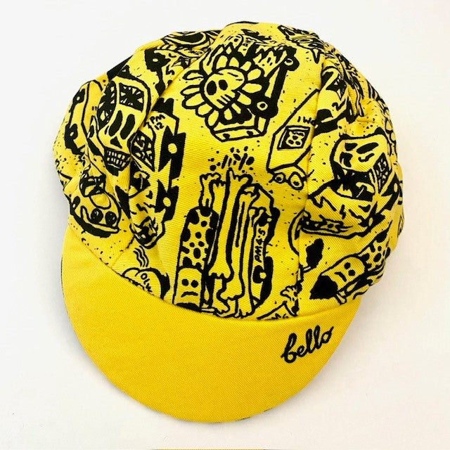 BELLO CYCLIST x Jody Barton Yellow Cycling Cap