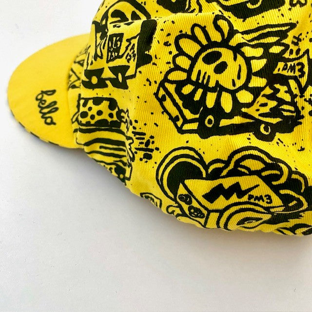 BELLO CYCLIST x Jody Barton Yellow Cycling Cap