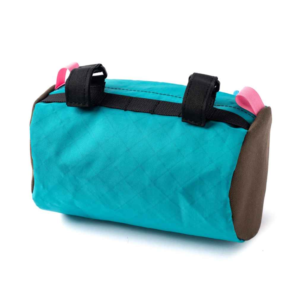 BLUE LUG Handlebar Bike Pouch - Ecopak Teal / Brown