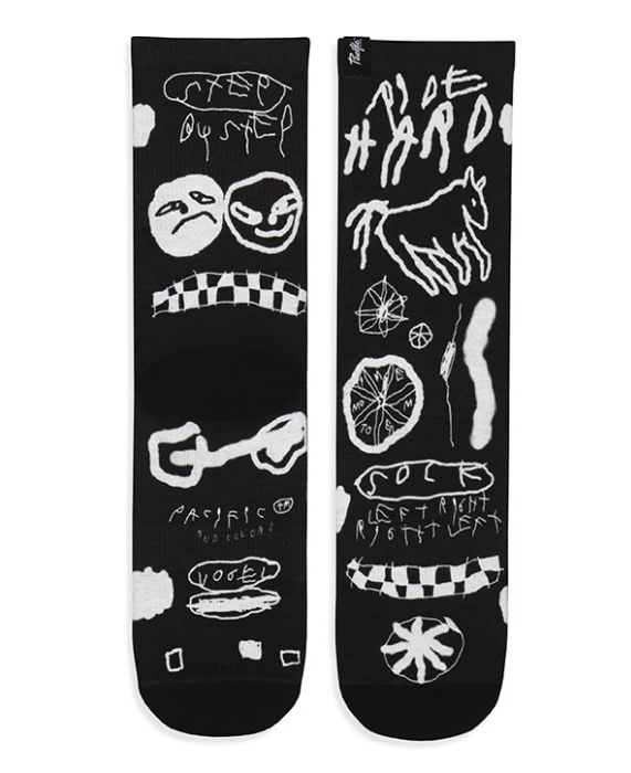 PACIFIC AND CO Cycling Socks - Vogel Noir