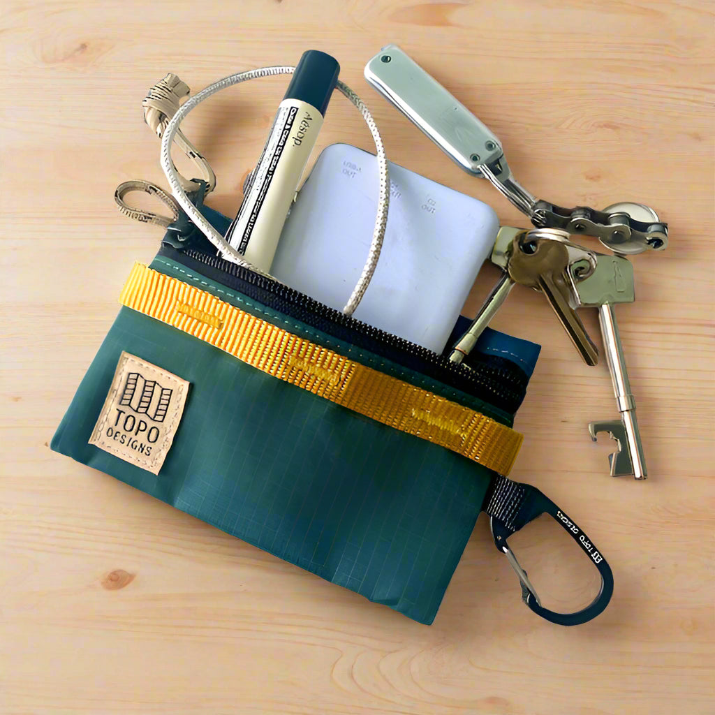 TOPO DESIGNS Accessory Bag Mountain XS - Pond Blue / Forest