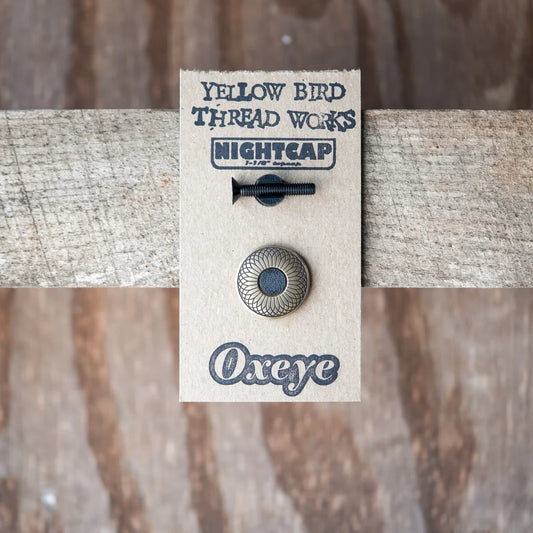 YELLOW BIRD THREAD WORKS Oxeye Brass Stem Cap