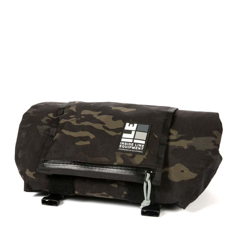 INSIDE LINE EQUIPMENT Small Porteur Rackbag - Black Multicam Cordura