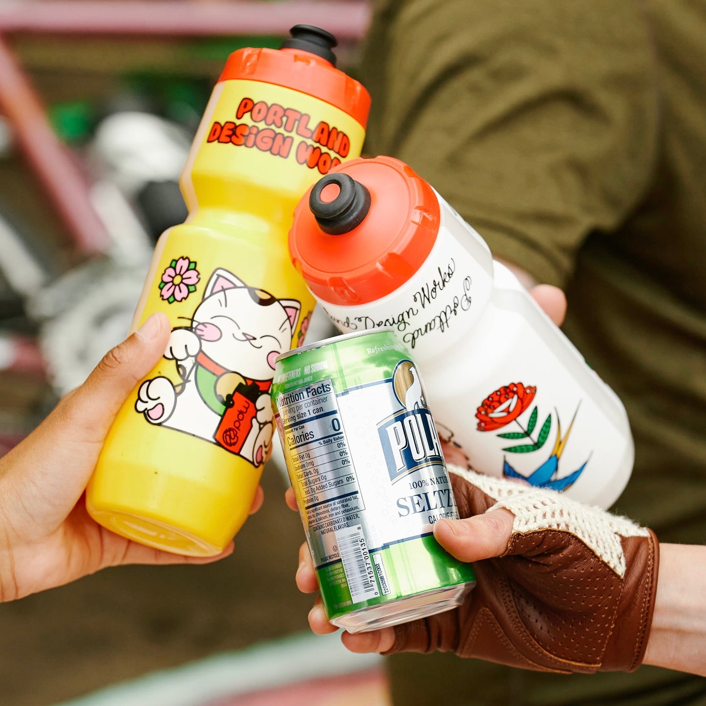 PORTLAND DESIGN WORKS Maneki-Neko Drink Bottle