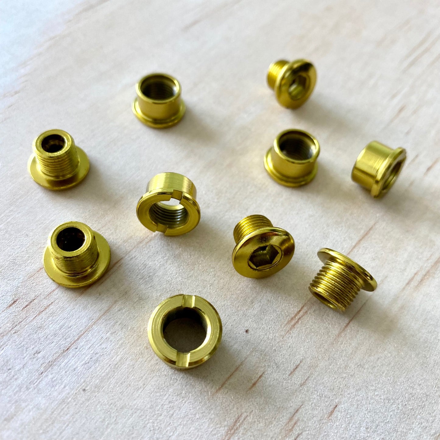 Chainring Bolts - Single Speed - Gold
