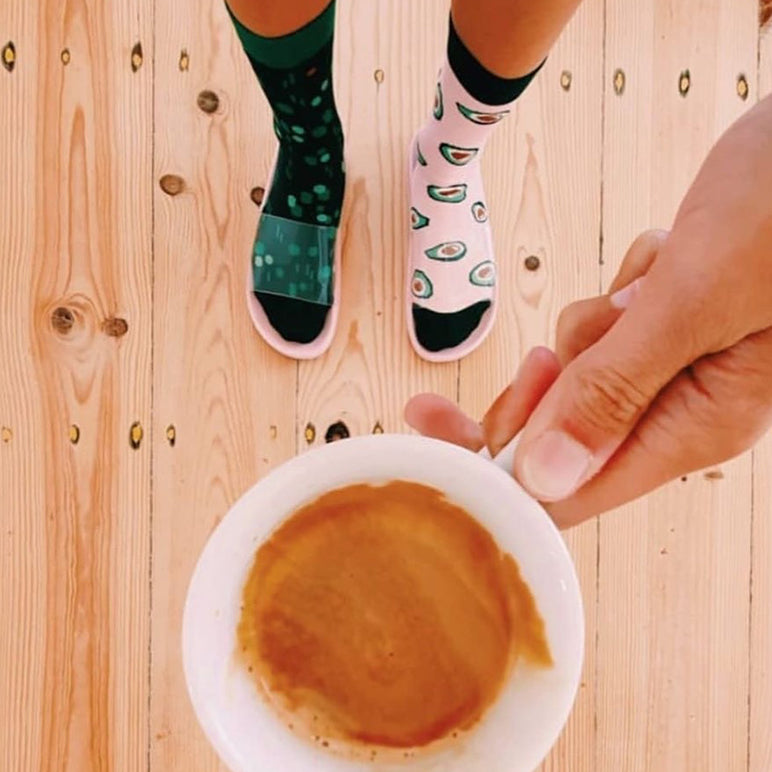MANY MORNINGS Socks - Green Avocado