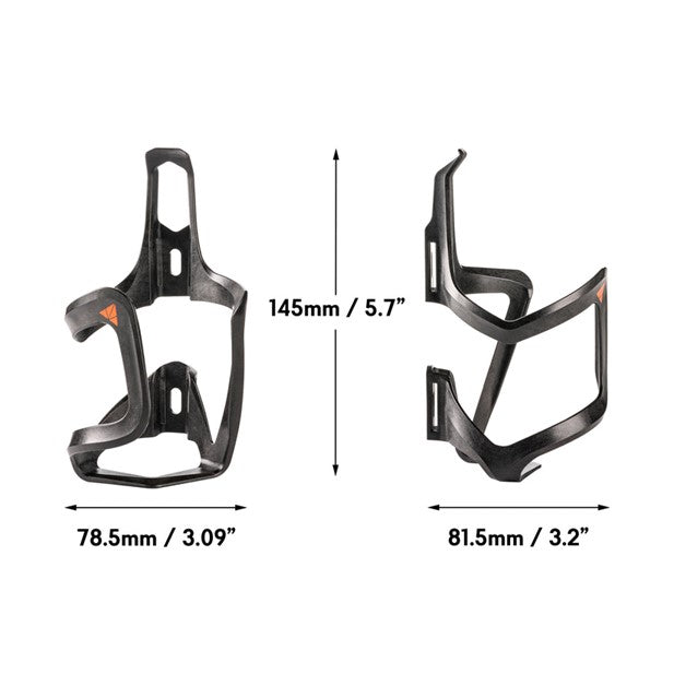 GRANITE Aux Carbon Bottle Cage with Strap Kit