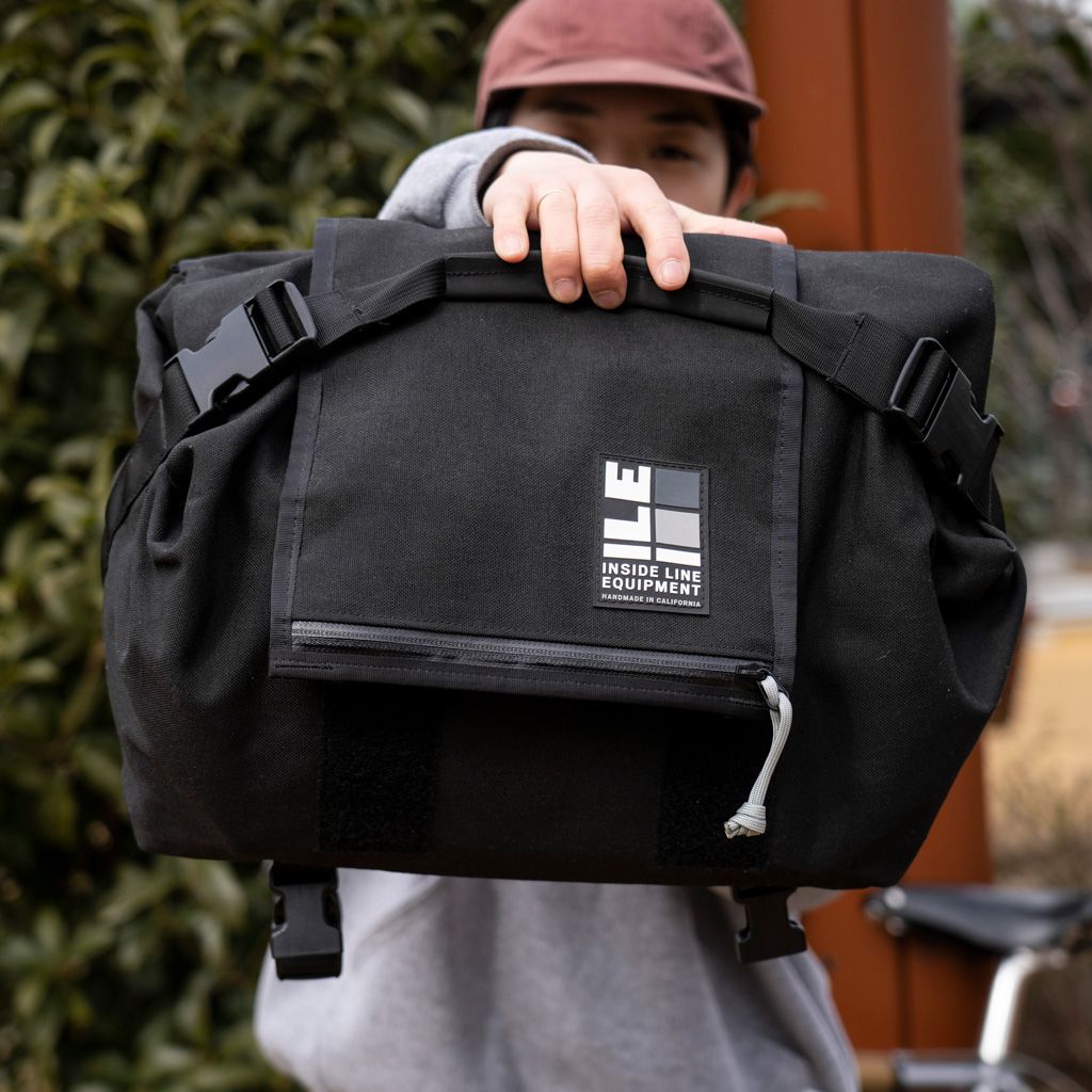 INSIDE LINE EQUIPMENT Porteur Rackbag - Black Cordura