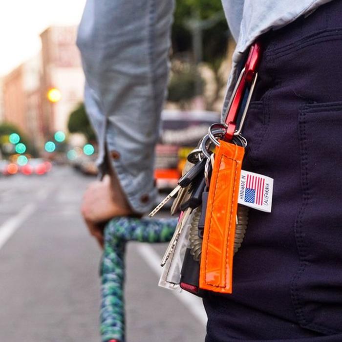 Road Runner Reflective Keychain I Like Your Bike