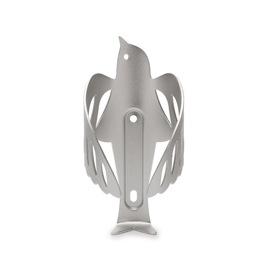 PORTLAND DESIGN WORKS Sparrow Bike Bottle Cage - Silver