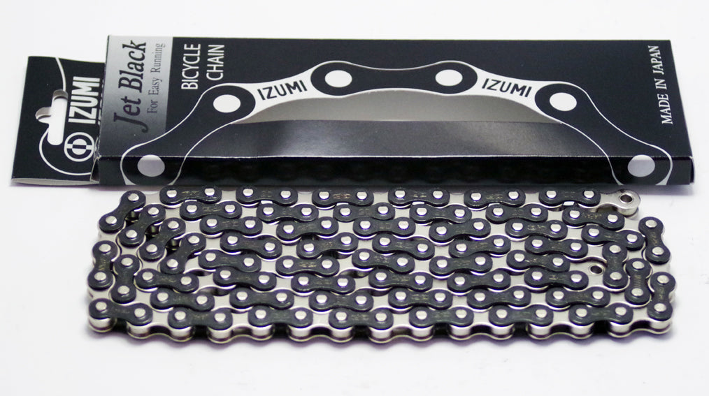 IZUMI Jet Black 1/2 X 1/8 116L Single Speed Chain