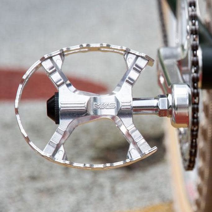 bear trap pedals MKS Bear Trap XC-III Silver Pedals