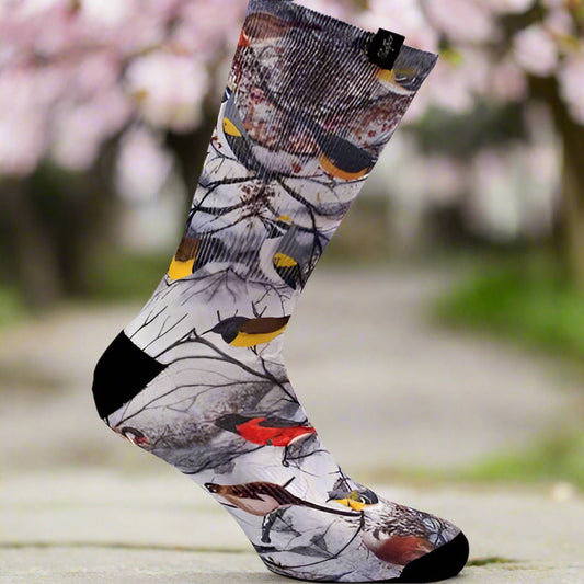 Pacific and Co Cycling Socks Birds of Paradise