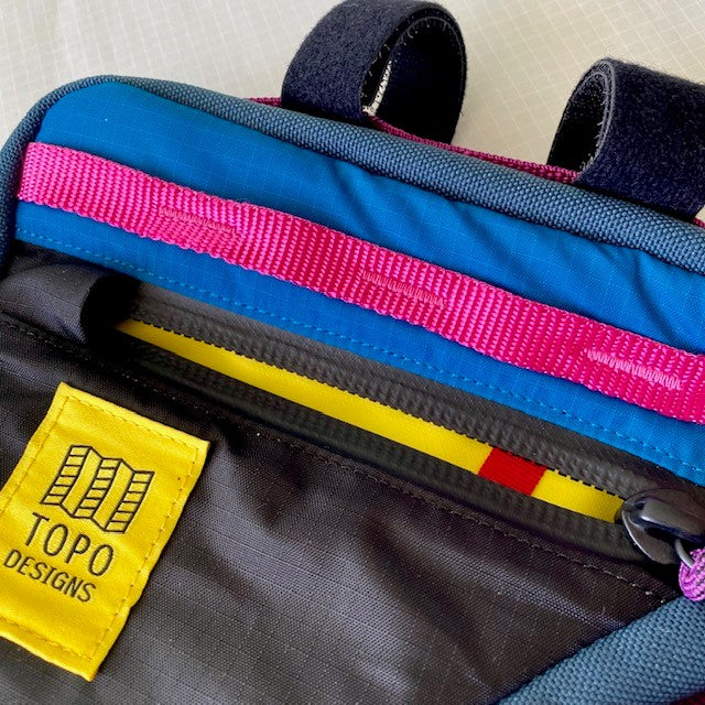 TOPO DESIGNS Frame Bike Bag - Black/Blue