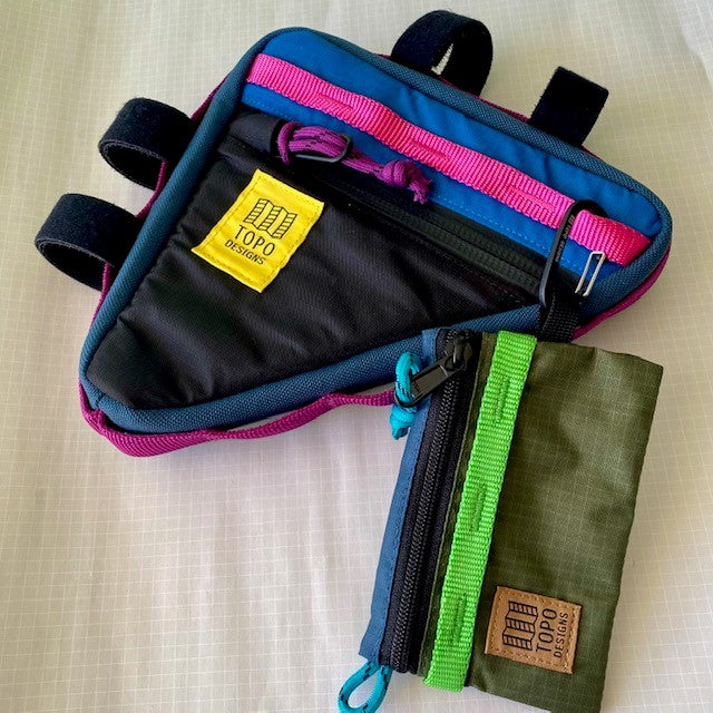 TOPO DESIGNS Frame Bike Bag - Black/Blue