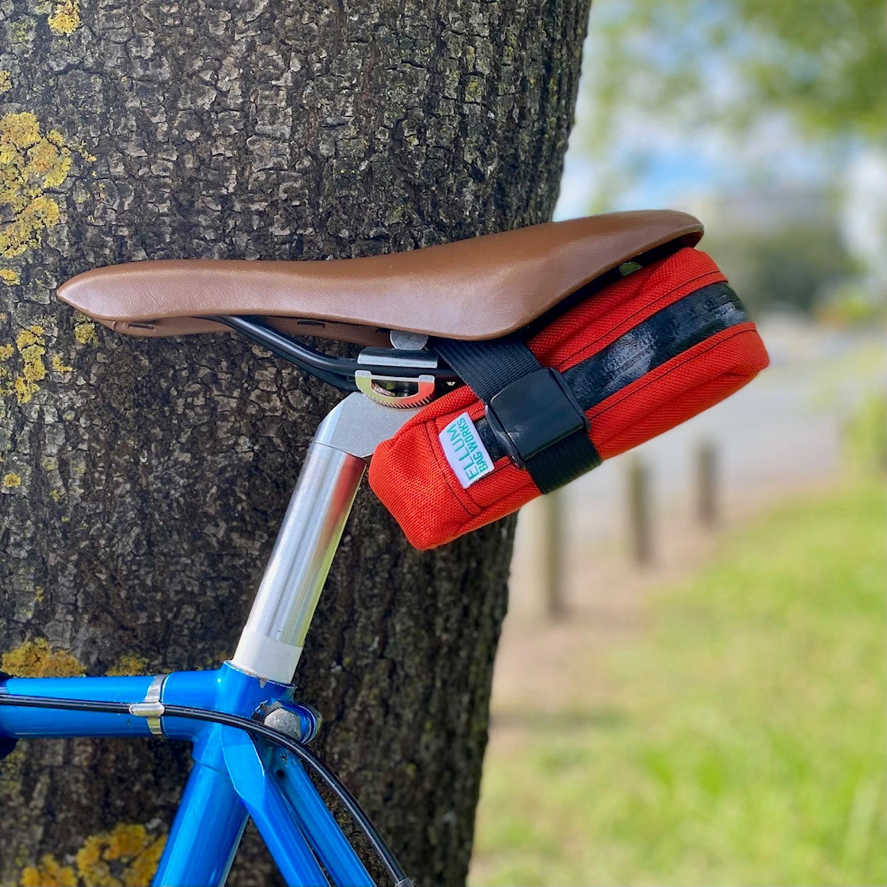 ELLUM BAG WORKS Orange Buzztail Saddle Bag I like your bike – I