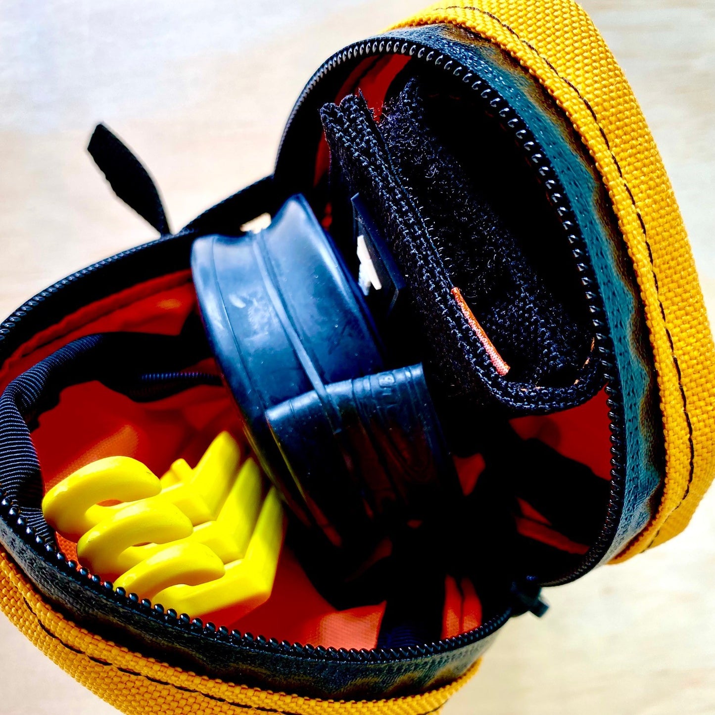 ELLUM BAG WORKS Buzztail Saddle Bag - Turmeric