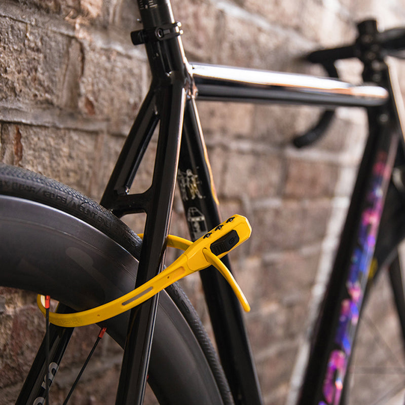 HIPLOK Z Lok Combo Multi Use Security Tie and Bike Lock Yellow